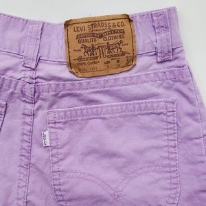 Vintage lavender levis